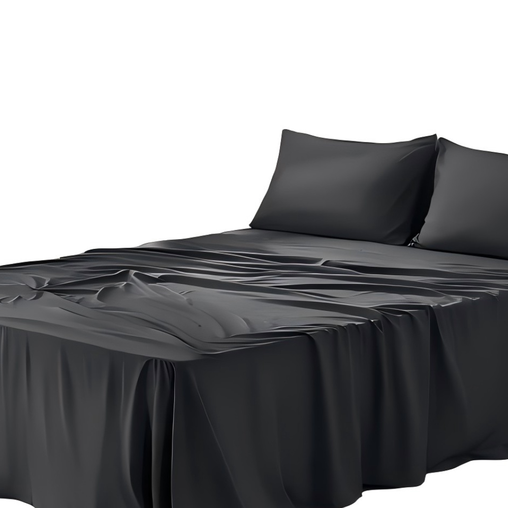 Amor Luxurious Linen Cotton Sheet Sets Flat Fitted Sheet Pillowcases