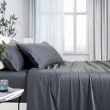 1000TC Luxurious Bamboo Cotton Sheet Sets Fitted Flat Sheet Pillowcases All Size