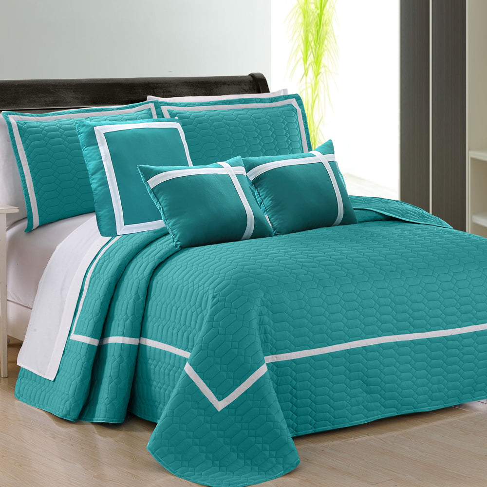Two-Tone Embossed Comforter Set (6 or 10-Piece)
