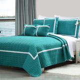 10 Piece Two-Tone Embossed Comforter with Sheet Set test