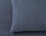 Amor 100% Premium Cotton Flannelette 1 Fitted Sheet and Pillowcases Set Charcoal