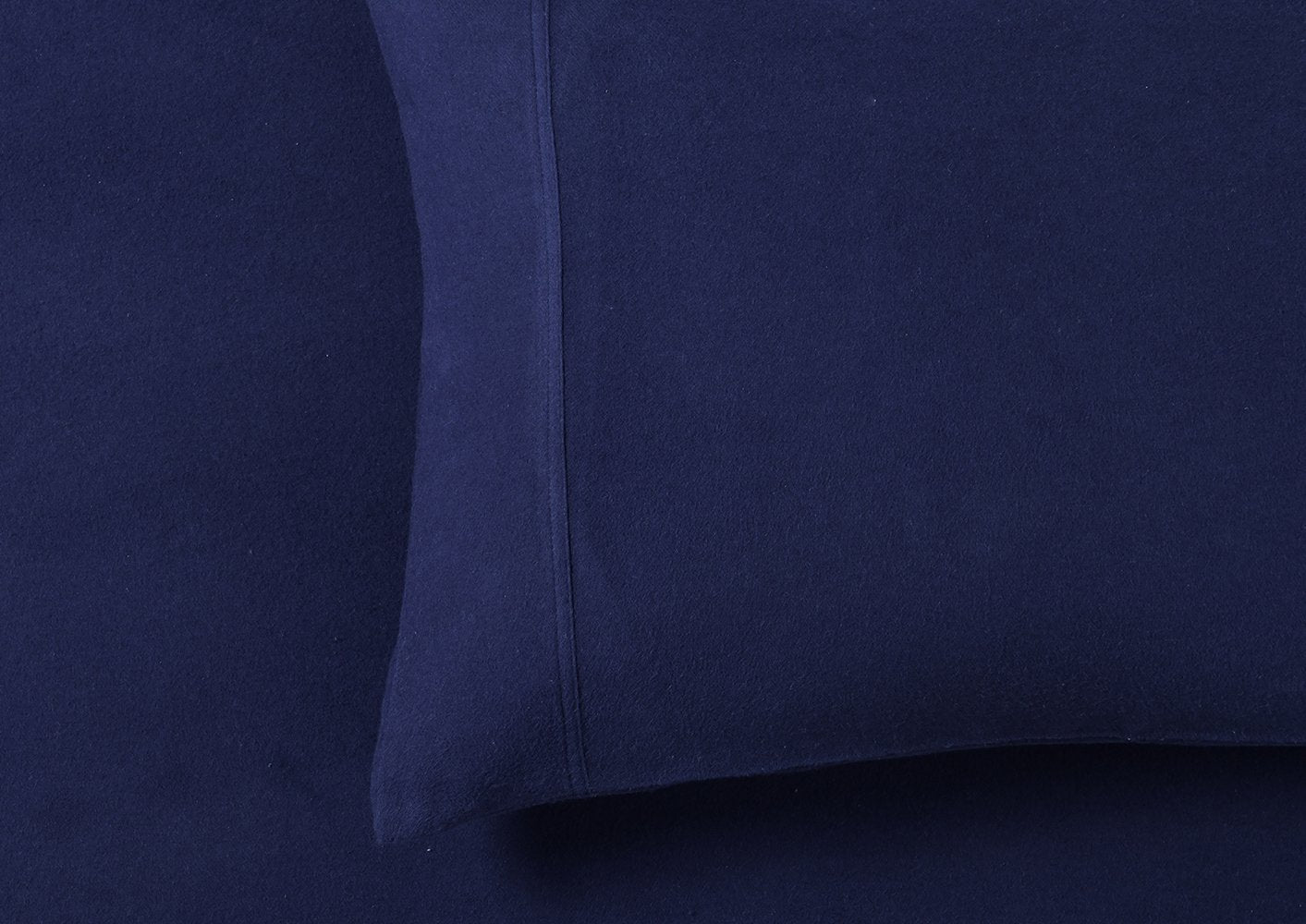 Amor 100% Premium Cotton Flannelette 1 Fitted Sheet and Pillowcases Set Midnight