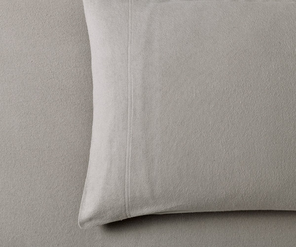 Amor 100% Premium Cotton Flannelette 1 Fitted Sheet and Pillowcases Set Sand