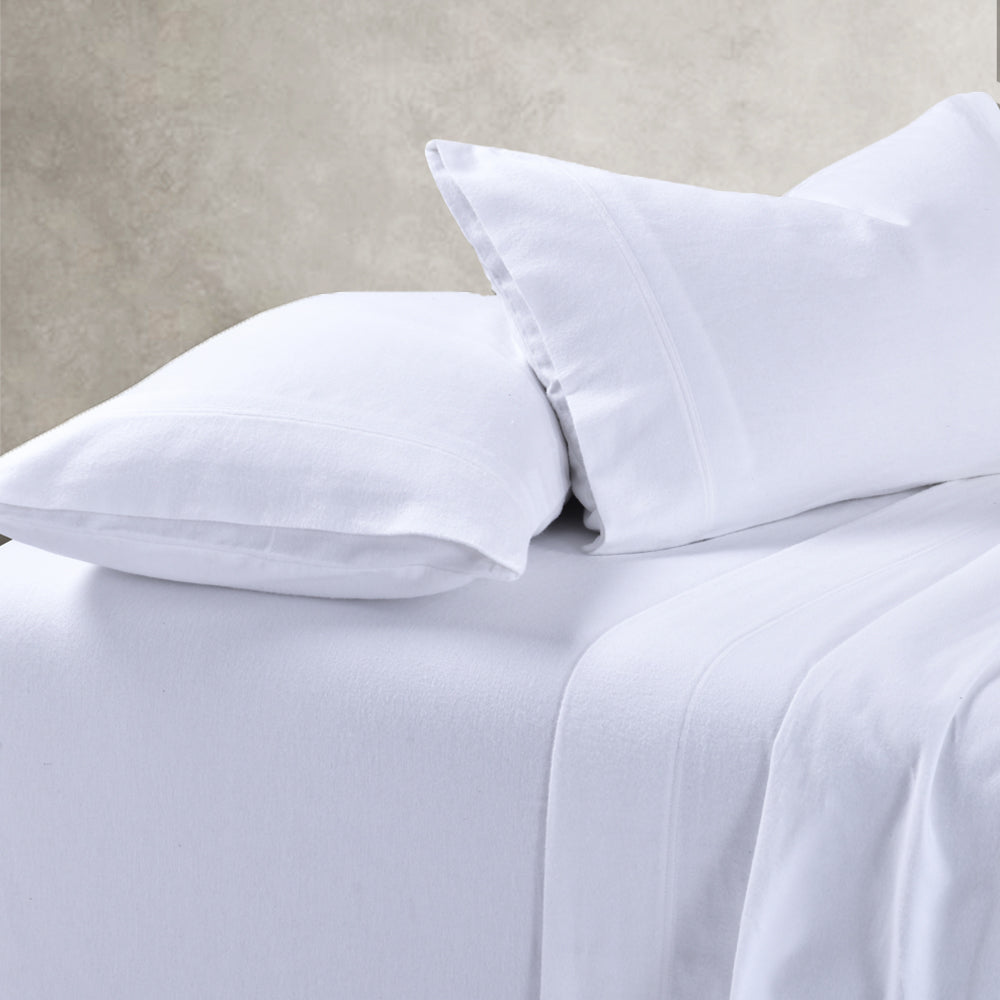 Amor 100% Cotton Thermal Soft Flannelette Sheet Set 170GSM