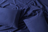 Amor 100% Cotton Thermal Soft Flannelette Sheet Set 170GSM Midnight