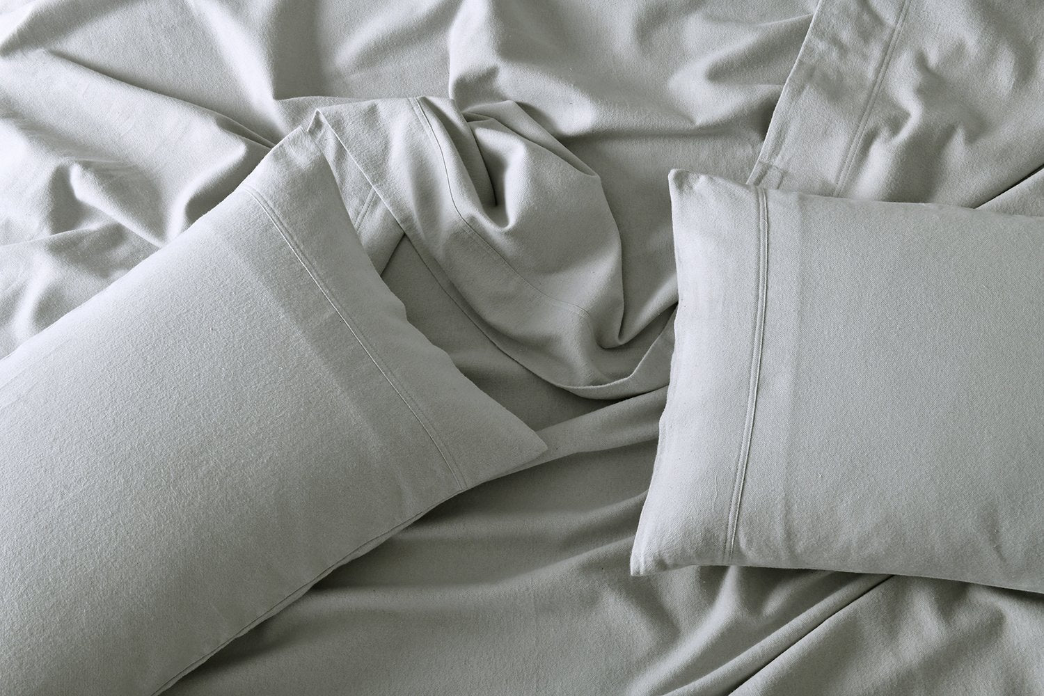 Amor 100% Cotton Thermal Soft Flannelette Sheet Set 170GSM Silver