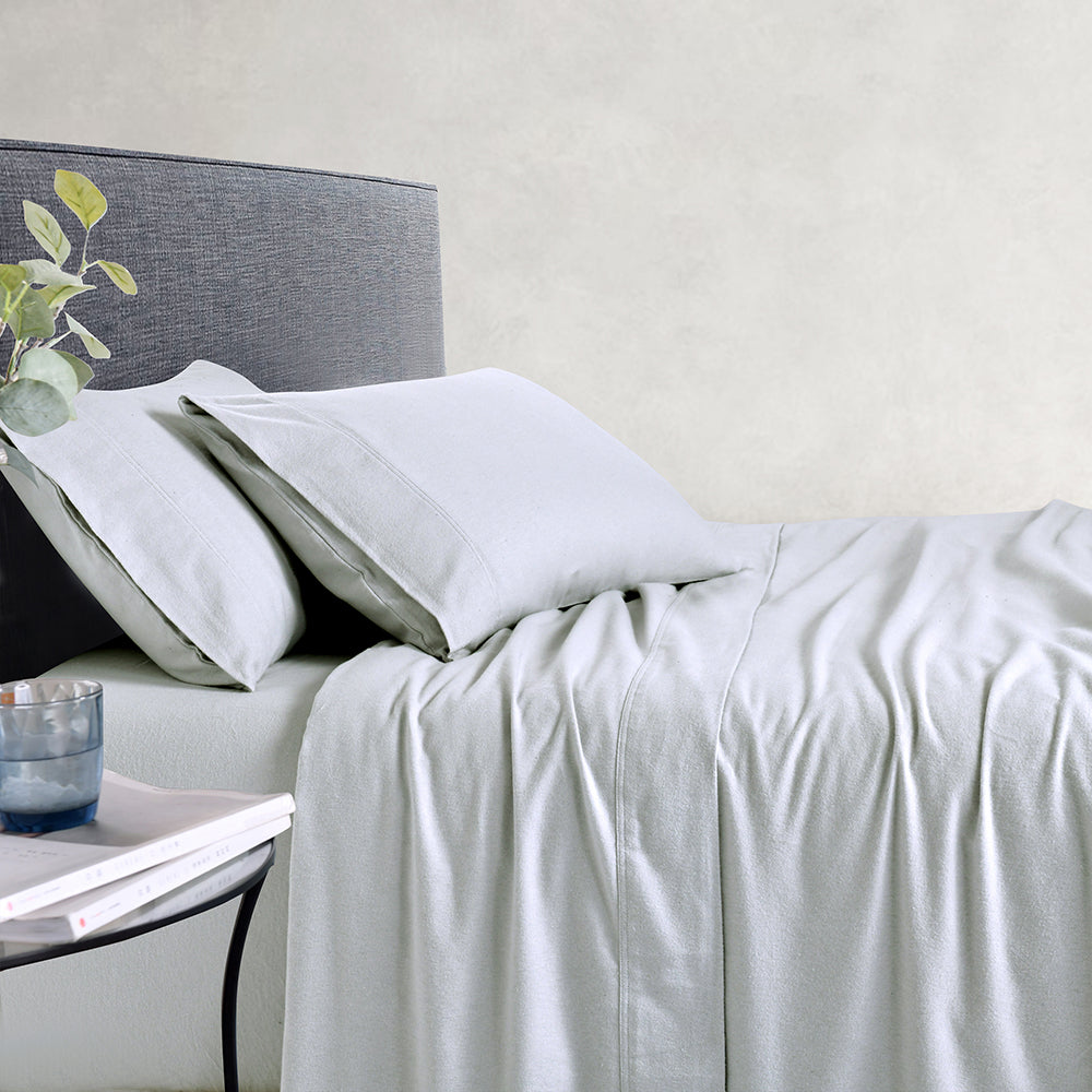 Amor 100% Cotton Thermal Soft Flannelette Sheet Set 170GSM