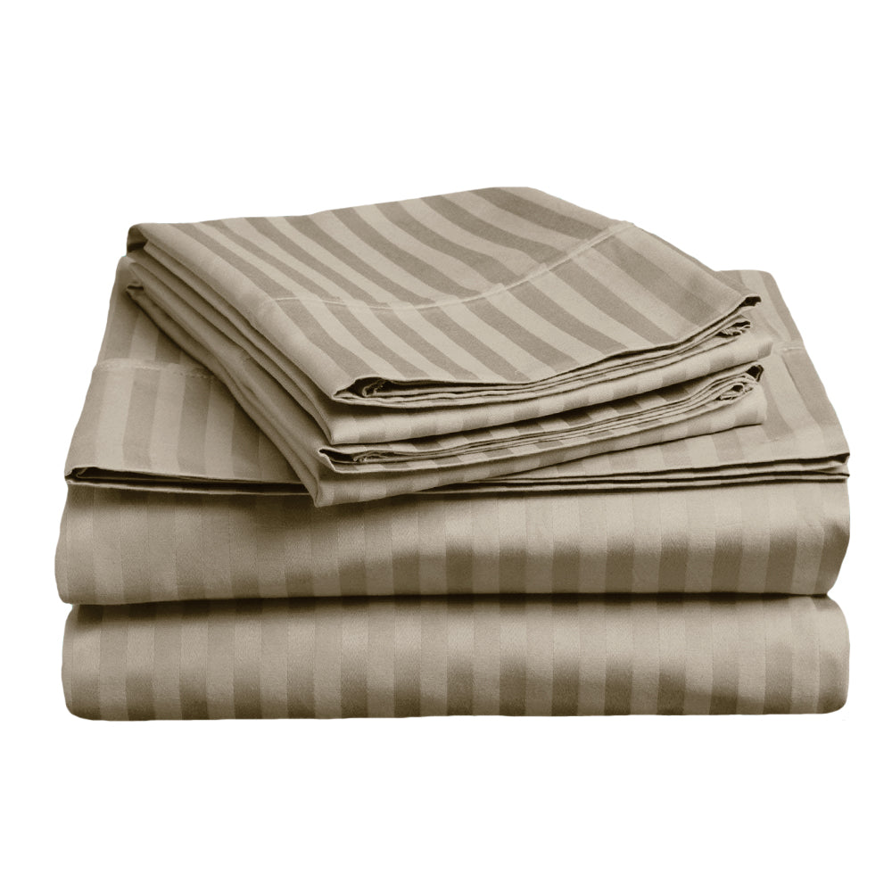 Belisma Bedding Super Soft Stripe Microfibre Sheet Sets