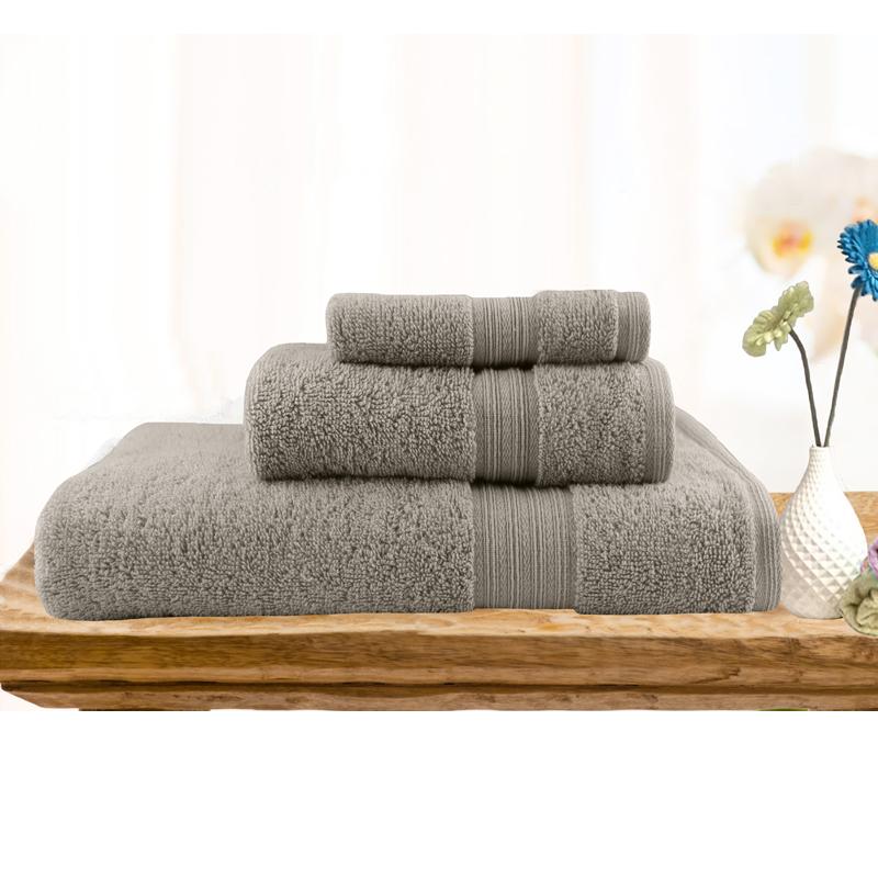 Softouch 3 PCS Ultra Light Quick Dry Premium Cotton Bath Towel Set 500GSM