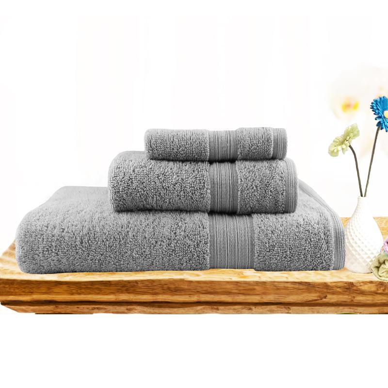 Softouch 3 PCS Ultra Light Quick Dry Premium Cotton Bath Towel Set 500GSM