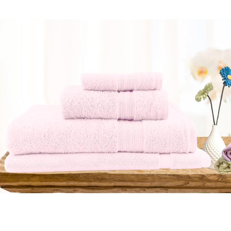 Softouch 4 PCS Ultra Light Quick Dry Premium Cotton Bath Towel Set 500GSM
