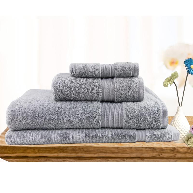 Softouch 4 PCS Ultra Light Quick Dry Premium Cotton Bath Towel Set 500GSM