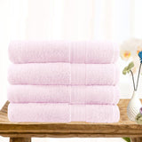 Softouch 4 PCS Ultra Light Quick Dry Premium Cotton Bath Towel 500GSM 4*Bath Towel
