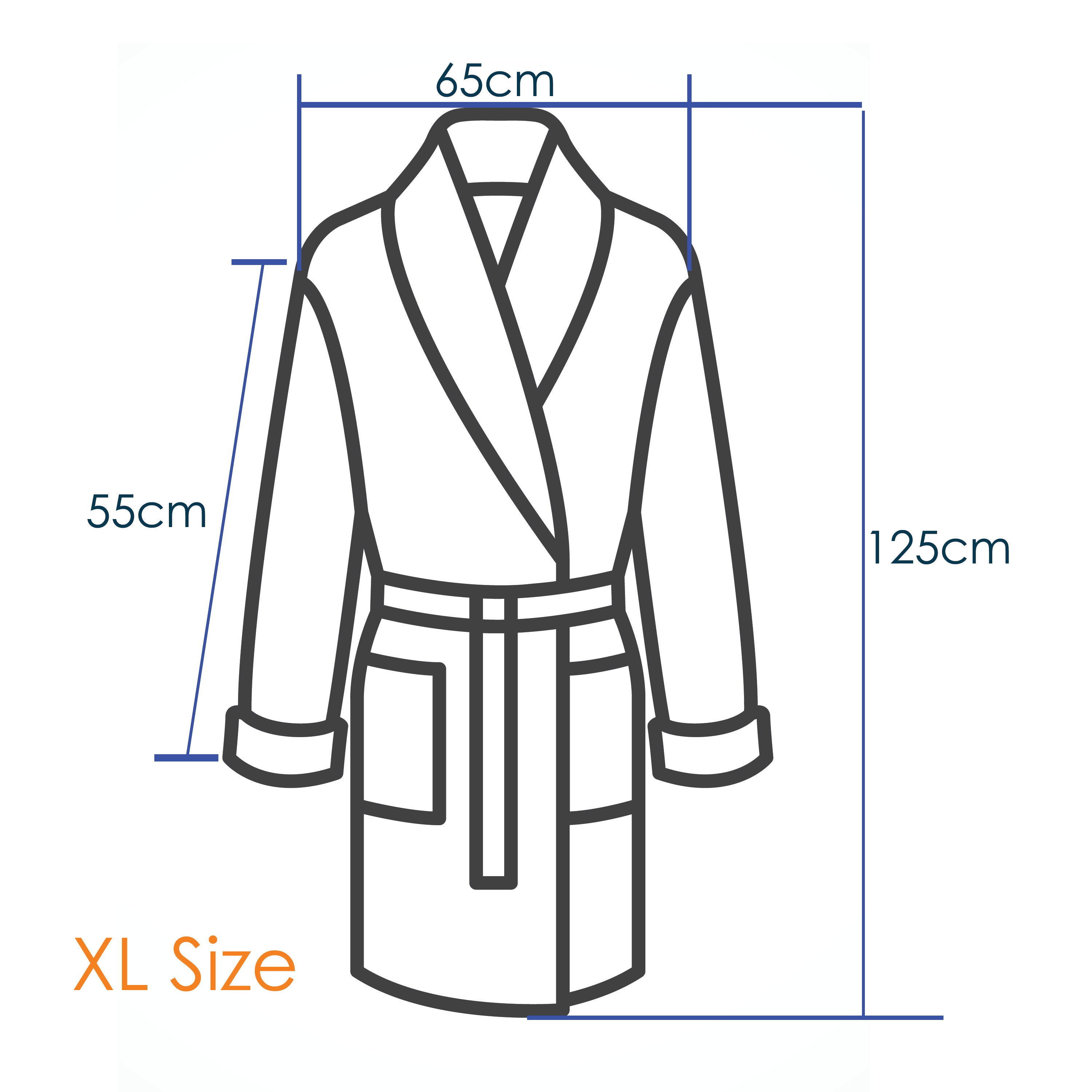 Luxury 100% Cotton Velour Bathrobes Bath Robes Unisex S/M L/XL