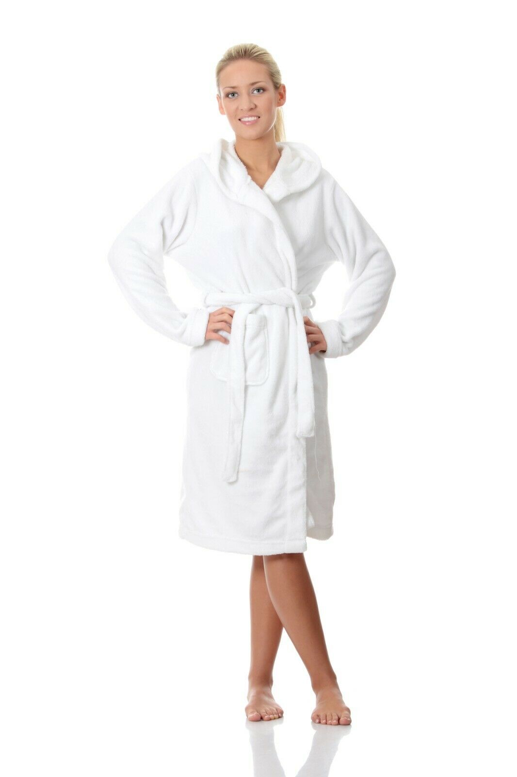 Luxury 100% Cotton Velour Bathrobes Bath Robes Unisex S/M L/XL