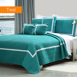 Two-Tone Embossed Comforter Set (6 or 10-Piece)